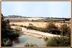 The view from Kemphill Barn